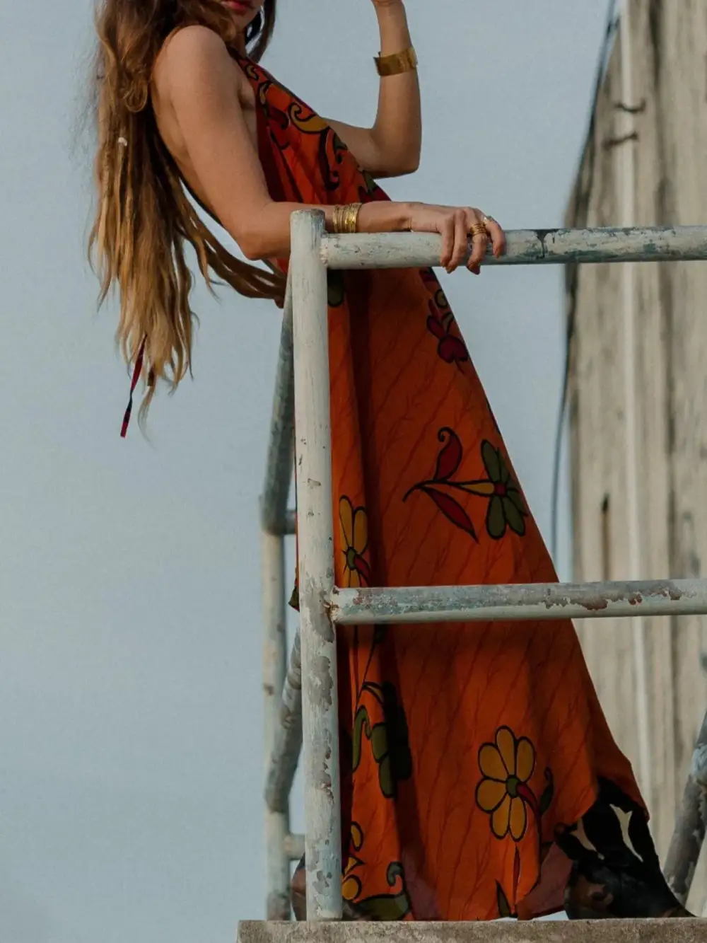 Wearable Cut Printed Dress