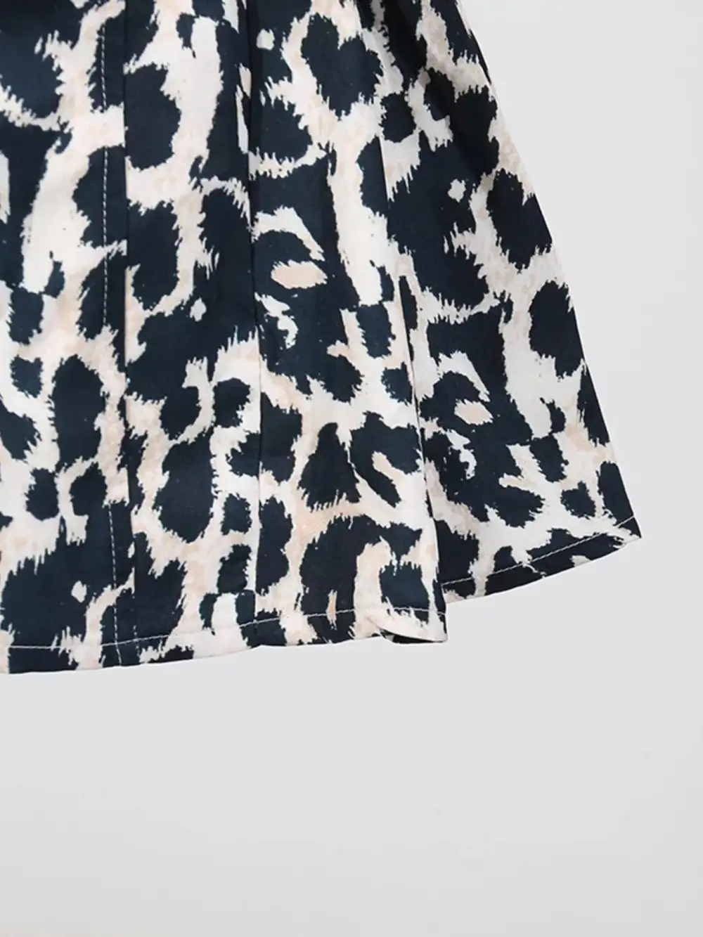 Animal Print Mini Dress