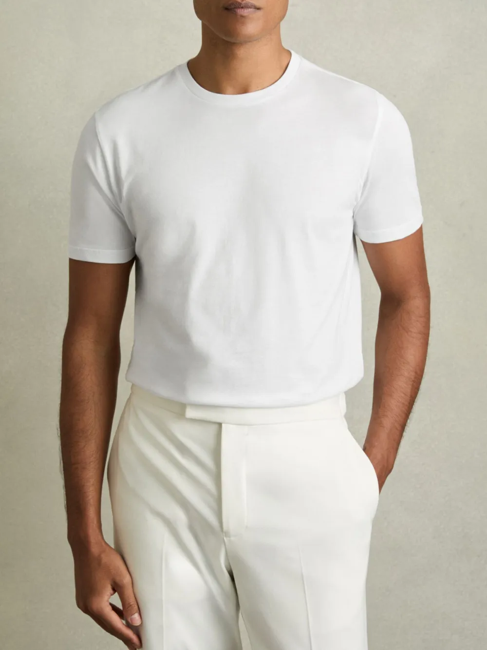 Men's Soft Cotton Three-Piece Suit