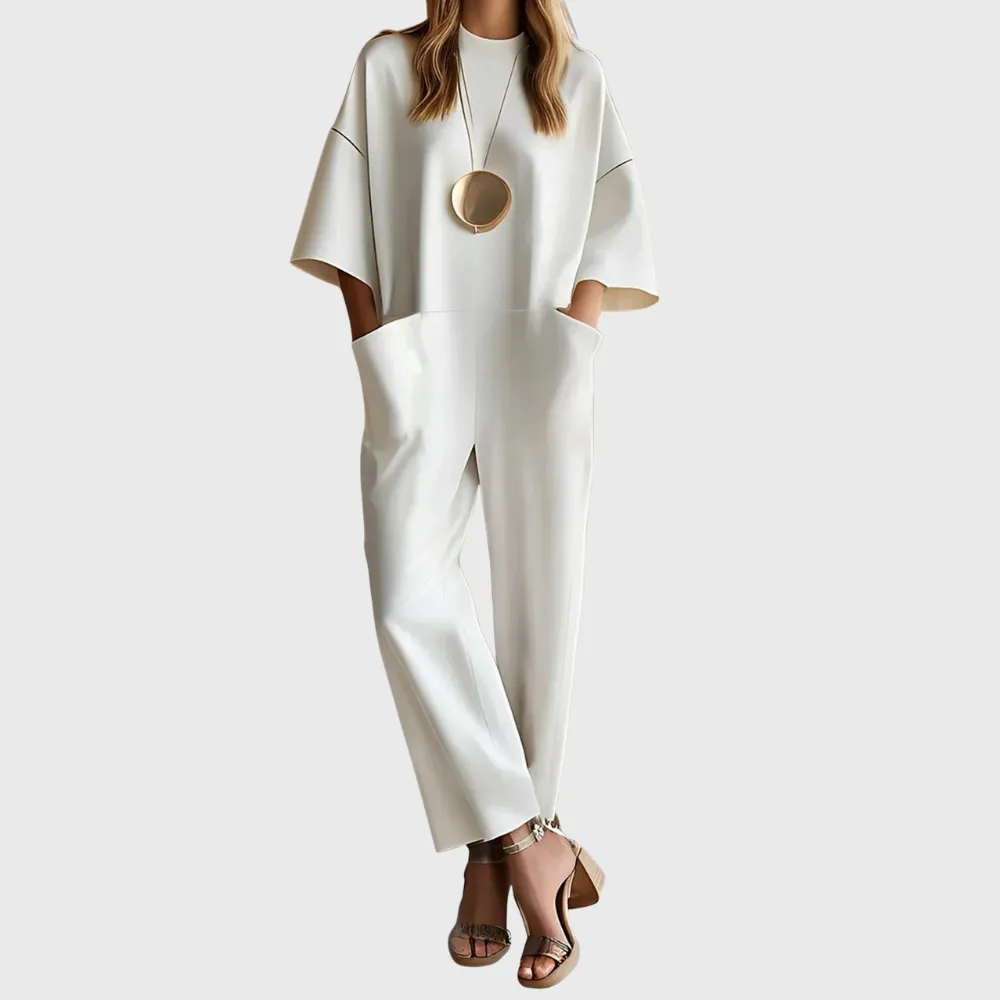 Mini Wide Leg Relaxed Jumpsuit