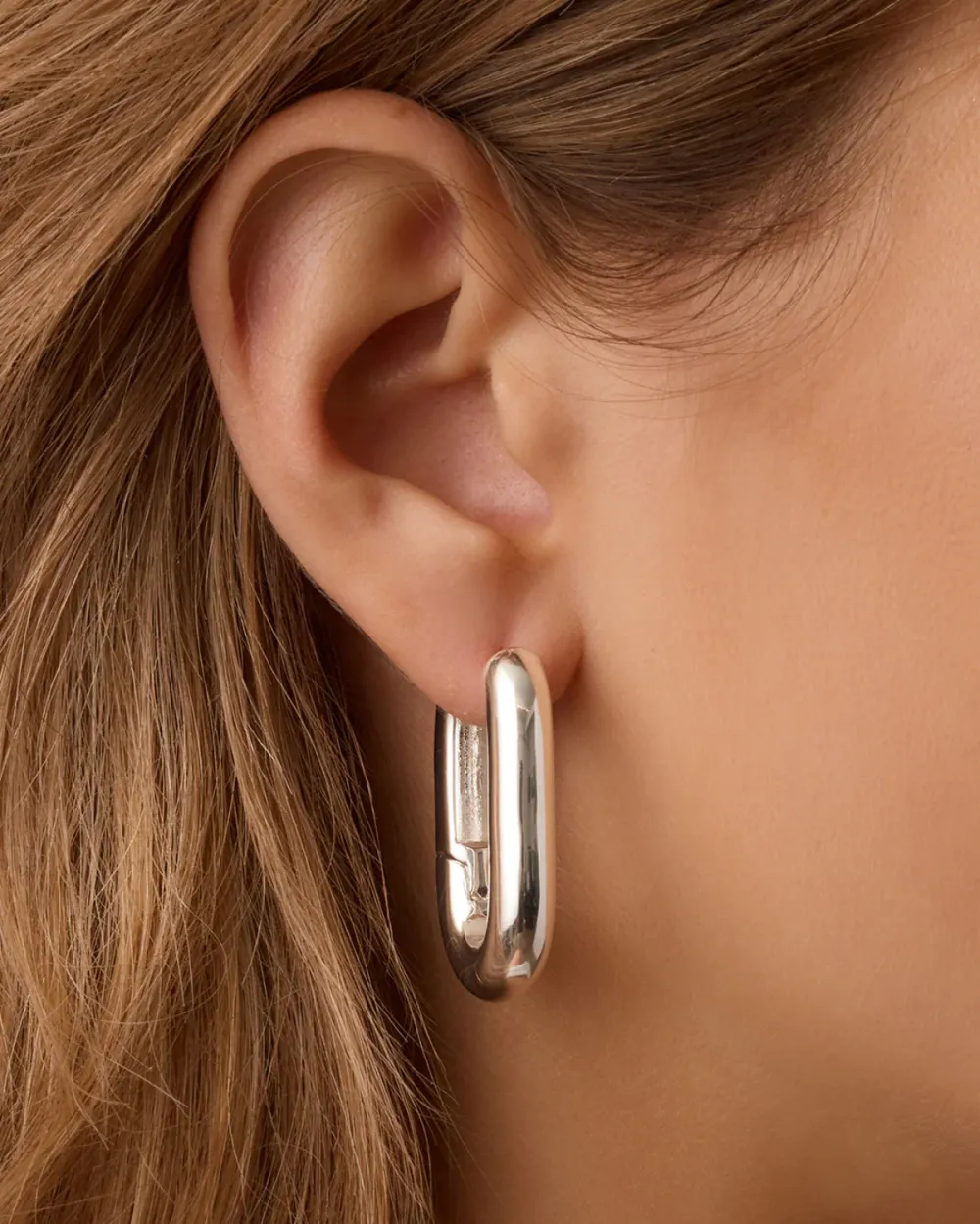 Textured Statement Hoop Earrings