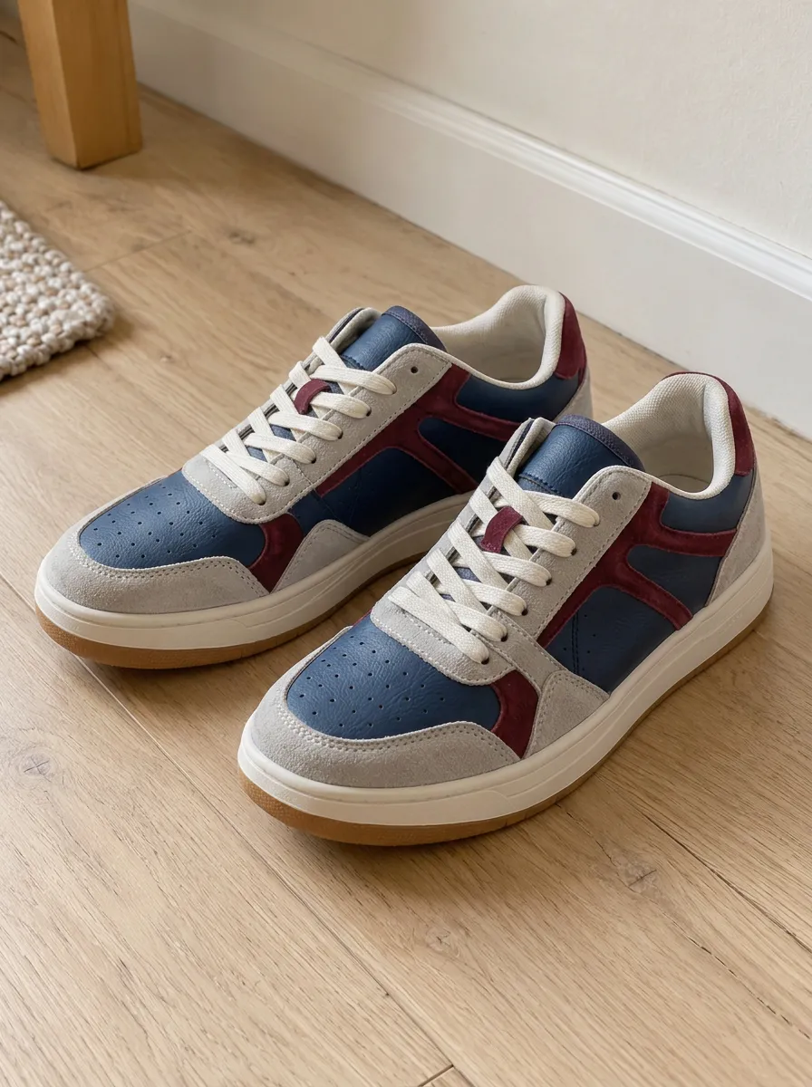 Women's Everyday Colorblock Suede Leather Skate Shoes