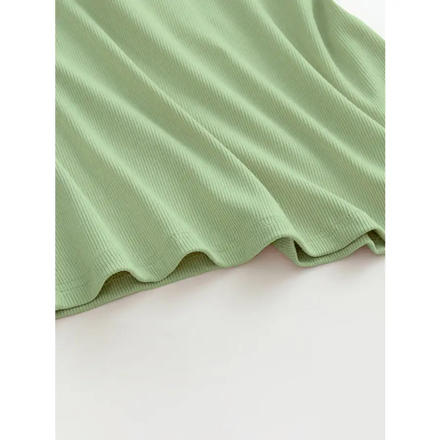 Grecian Neck Tank With Chest Pads