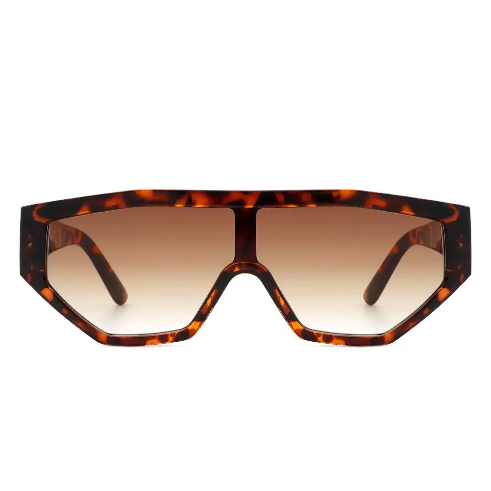 Statement Square Geometric Frame Sunglasses