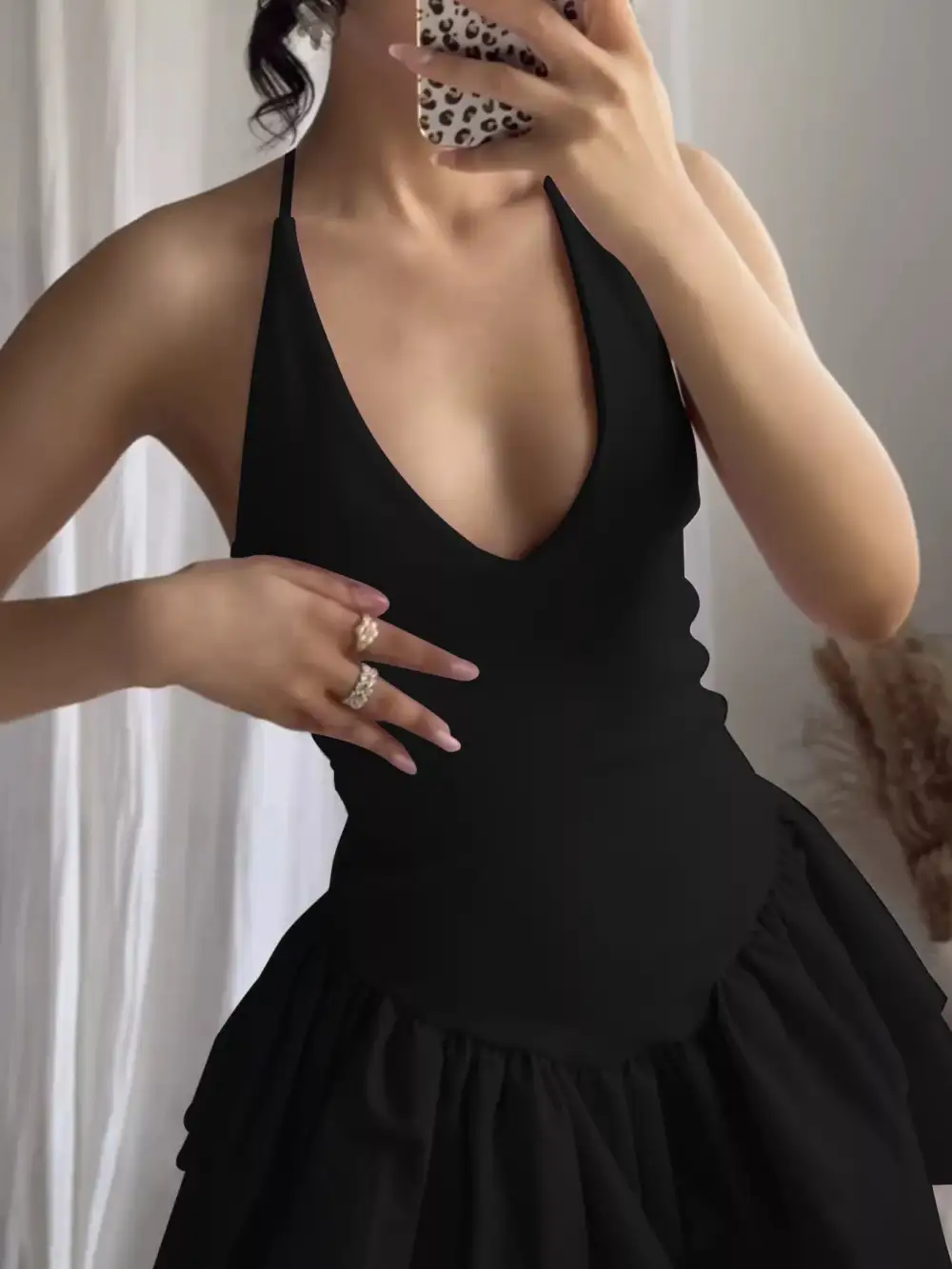 Easy Fit Ruffle Mini Dress