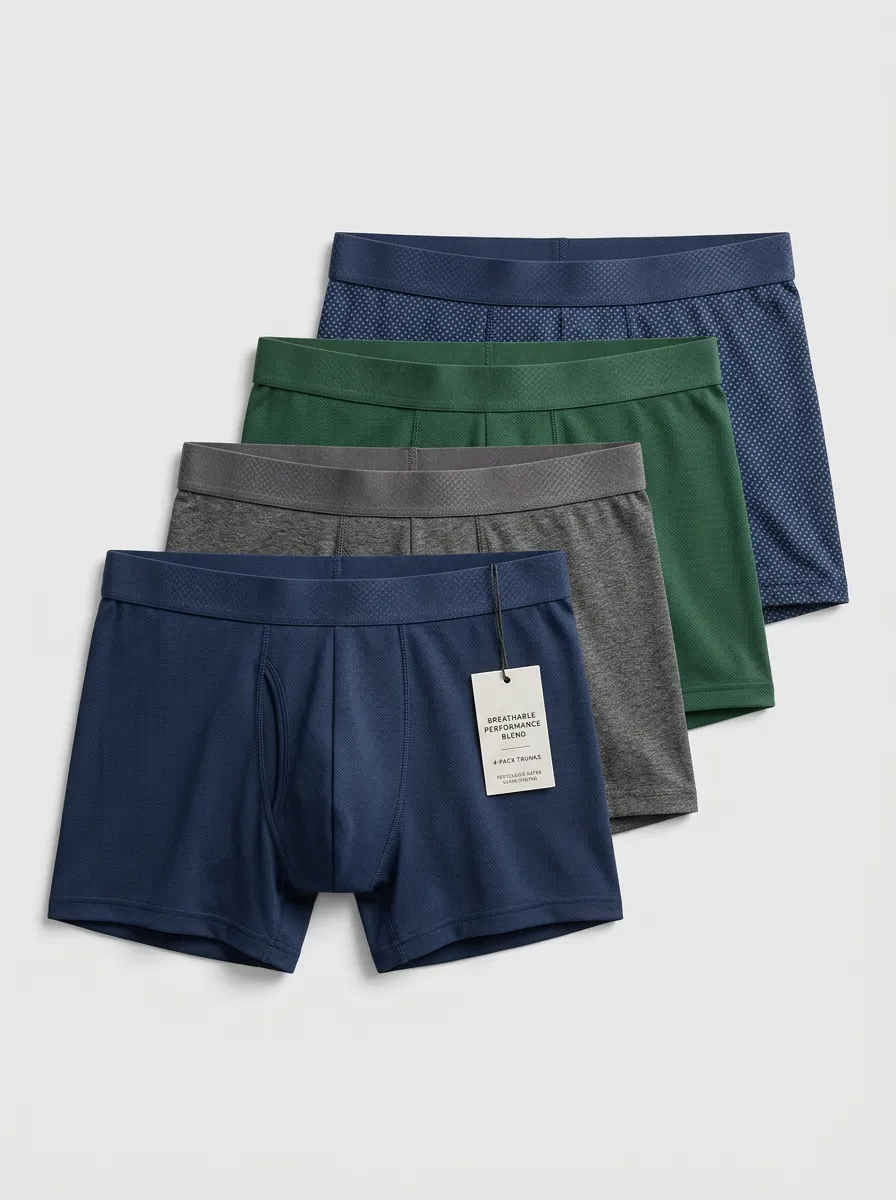 Signature Edit Men' Four Pack Boxer Briefs