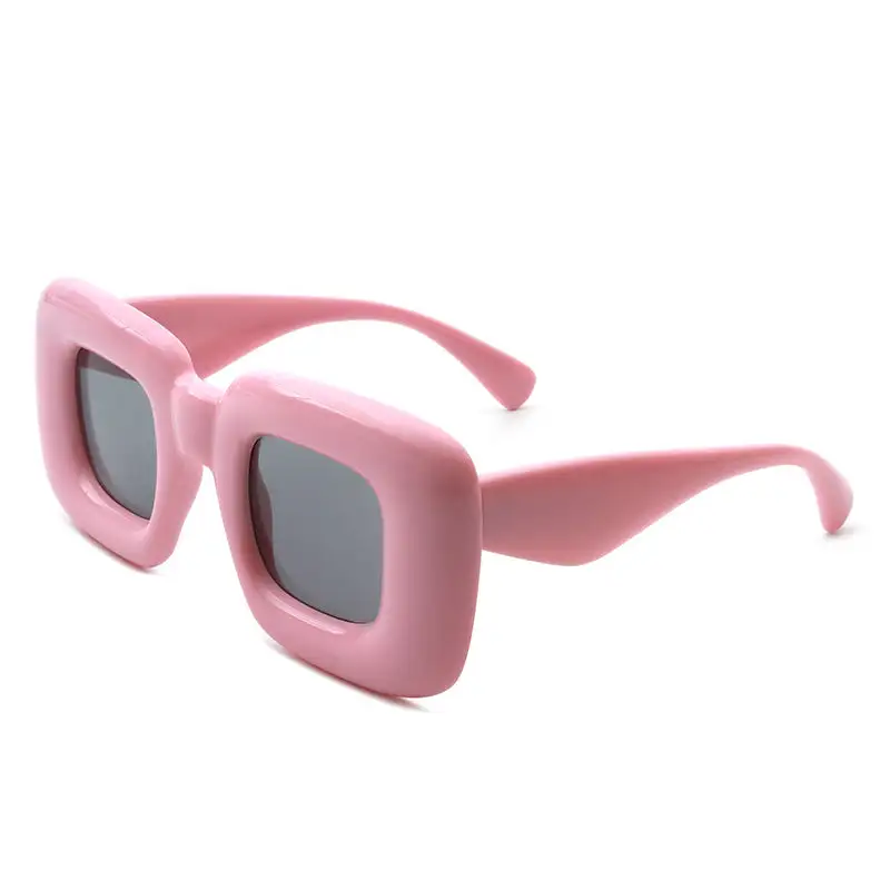 Structured Square Frame Sunglasses