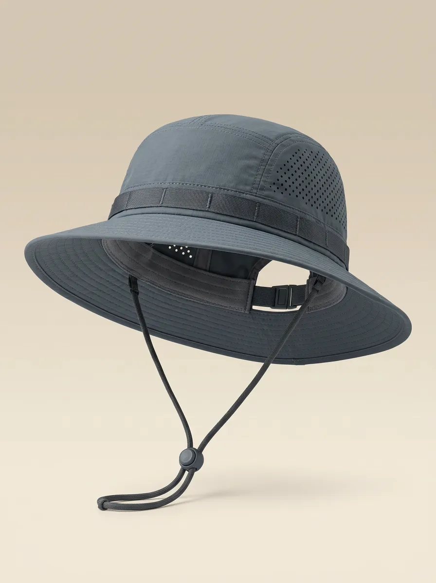 Printed Mountain Print Bucket Hat