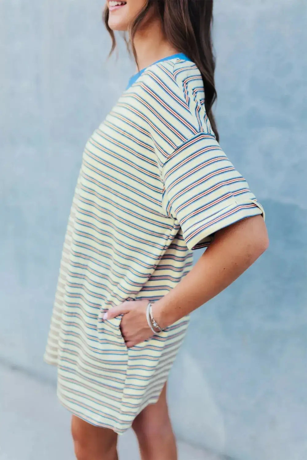 Loose Fit Striped Shirt