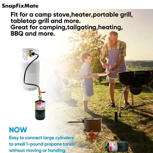 🔥New Year Hot Sale  🔥36 Inch  Propane Gas Tank Adapter Connector