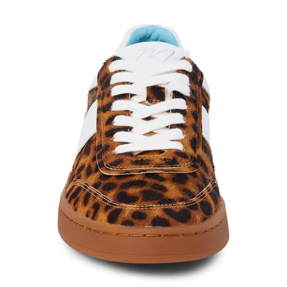 Retro Leopard Low Top Casual Sneakers