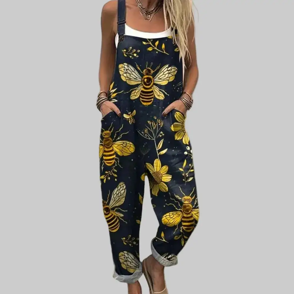 Linen Blend Relaxed Soft Tailored Jumpsuit