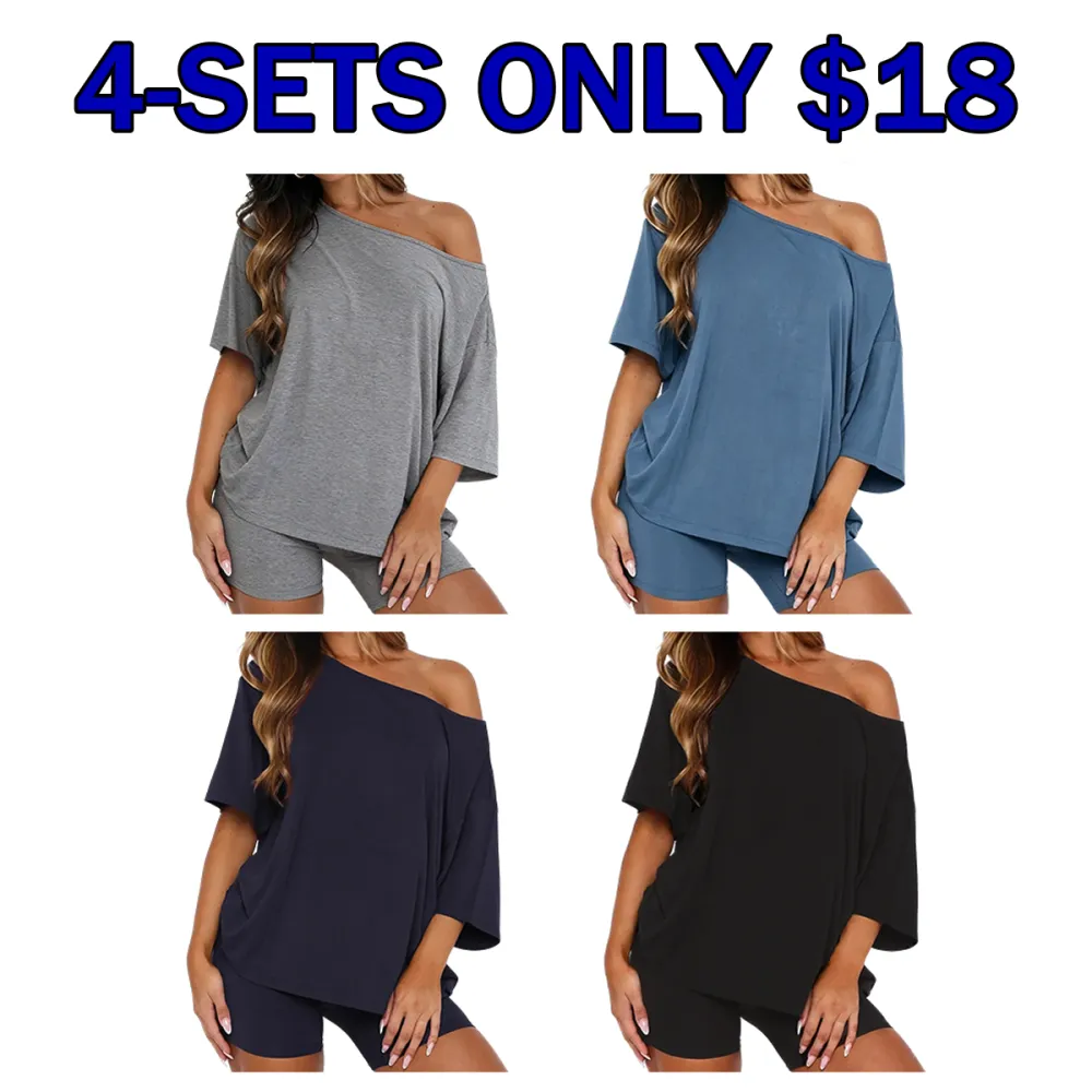 Women's casual two-piece loungewear set