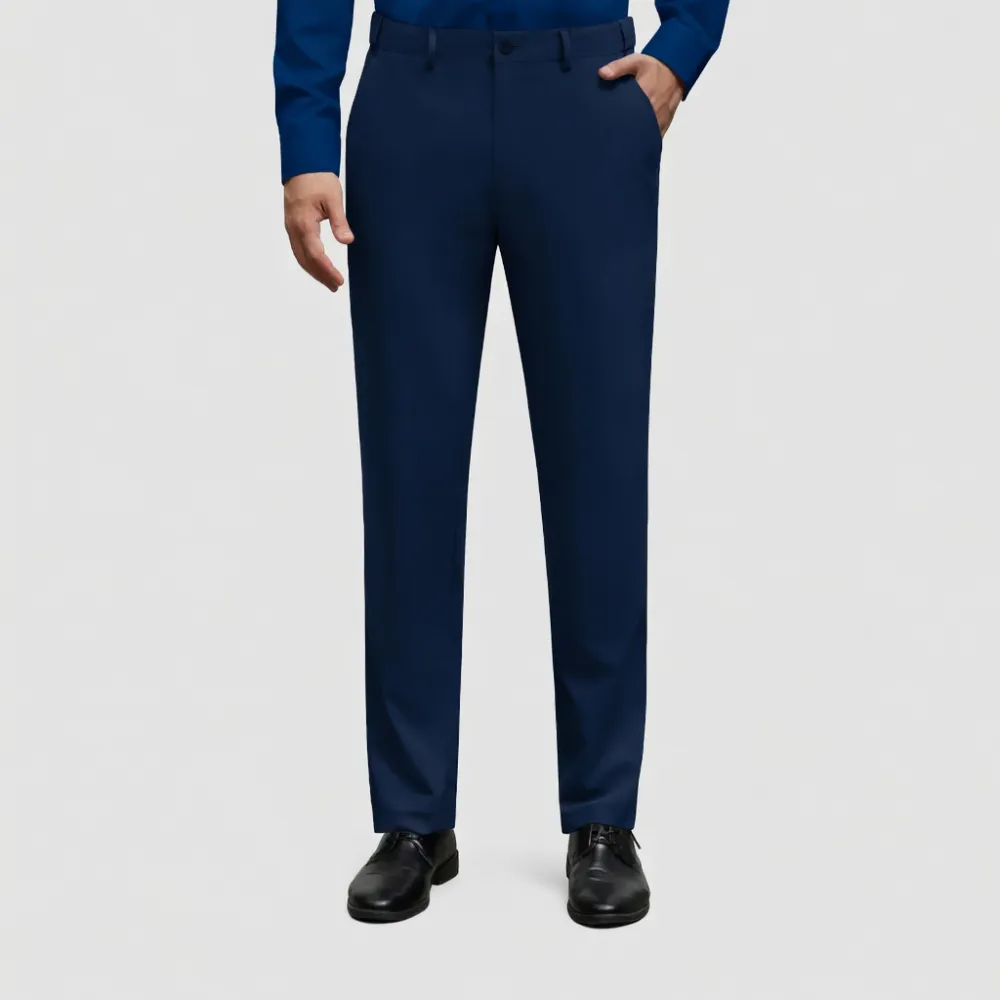 Men's Stretch Dress Pants Wrinkle-Free Golf Pants