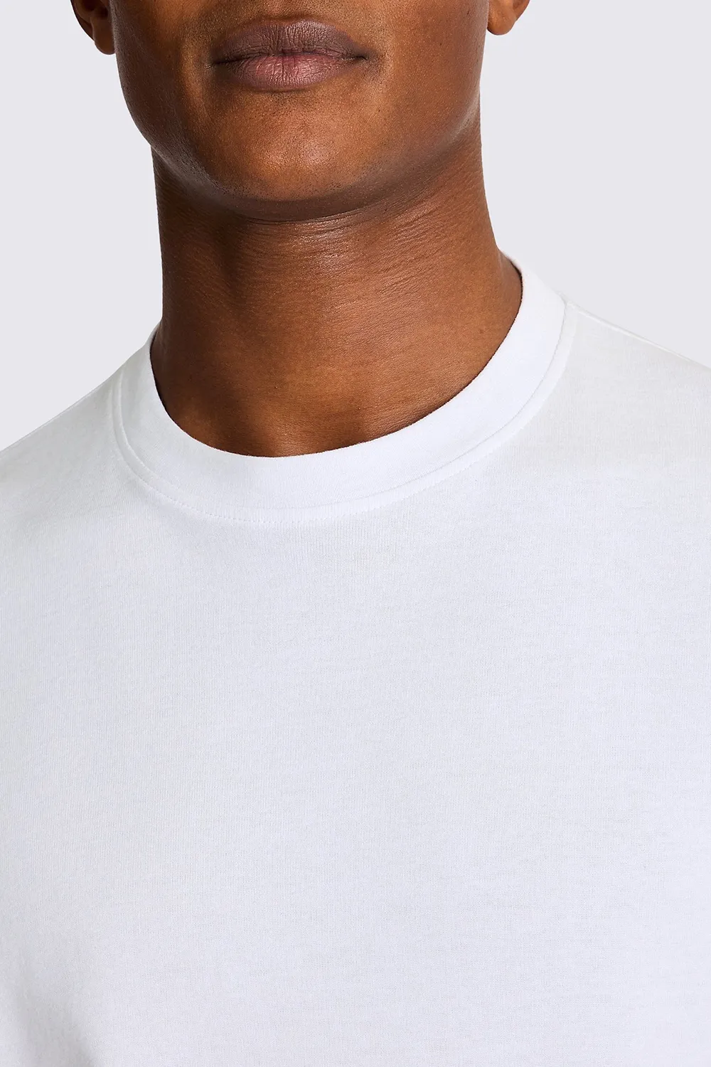 Men's Black Heavyweight Round-Neck T-Shirt