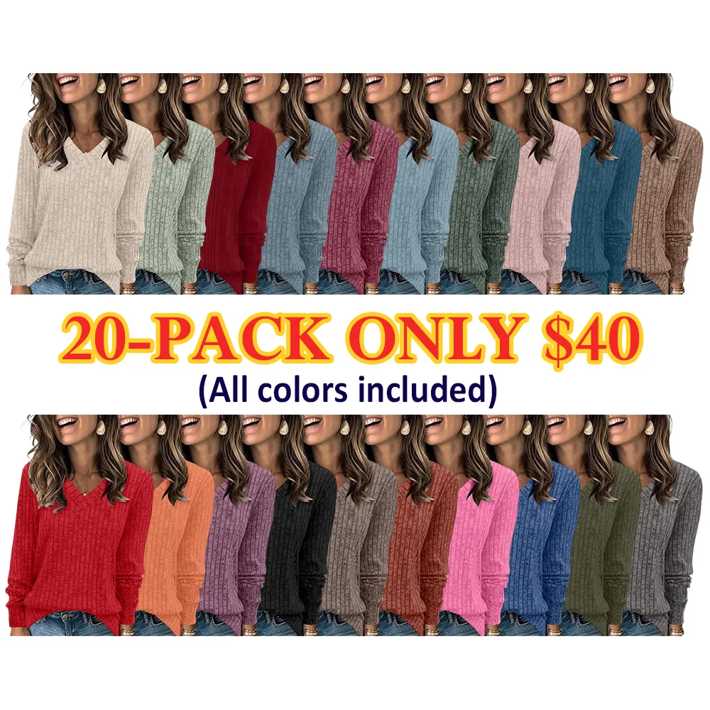Women Casual Fall Tops Lightweight Tunic Sweaters
