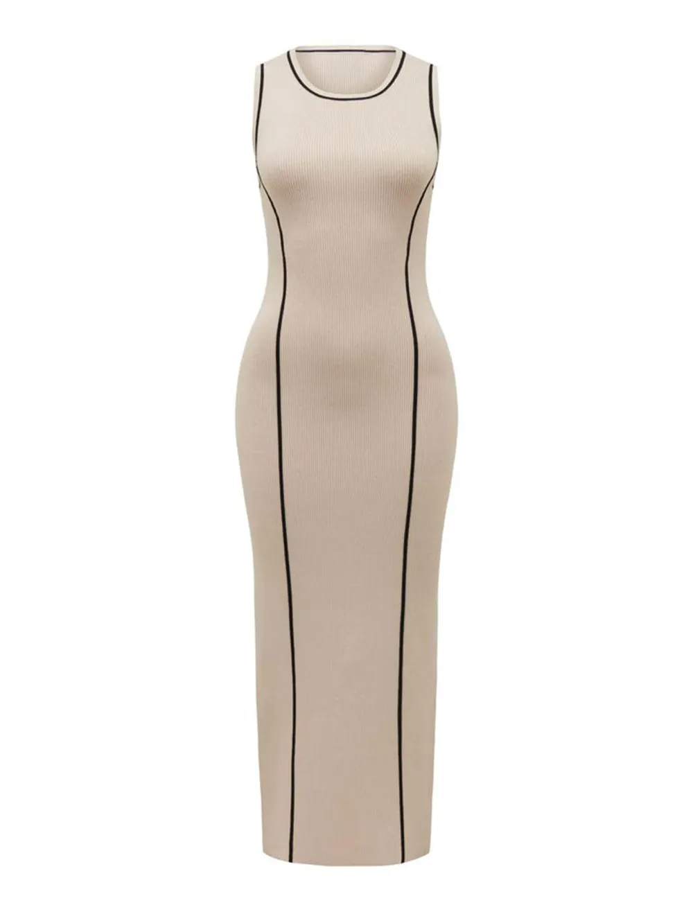 Tipped Midi Dress
