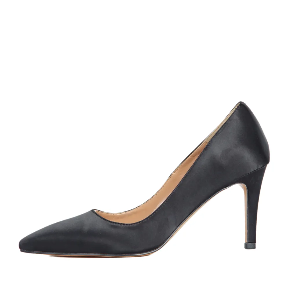 Faux Leather Stiletto Pumps