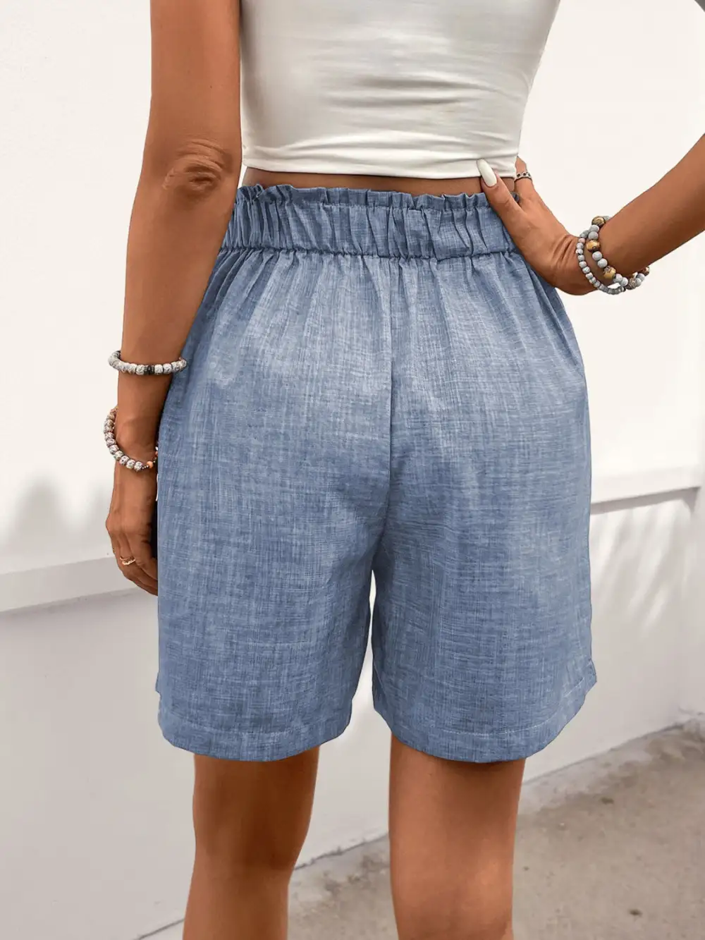 Frill Shorts Pocket