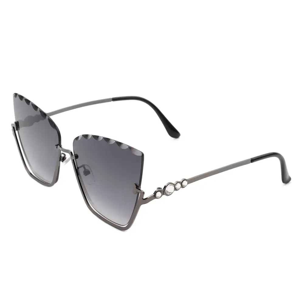 Cat Eye Square Frame Sunglasses