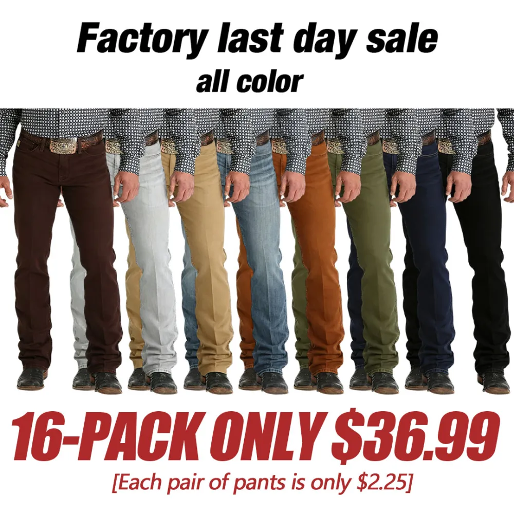 👖 Men's Slim Fit Boot Cut Jeans