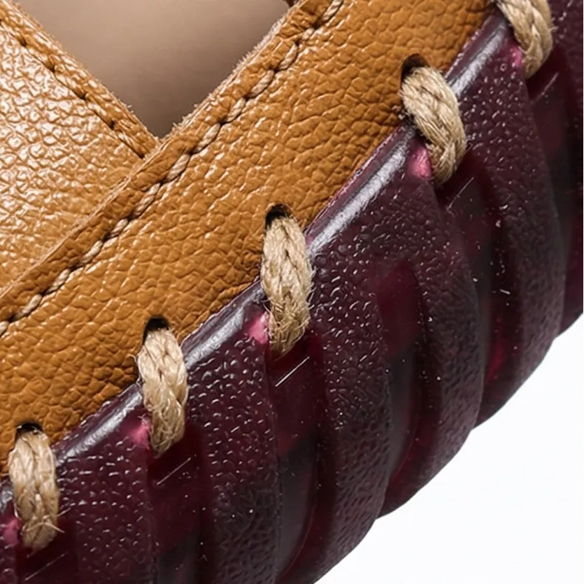 Hand Stitched Leather Comfort Sandals