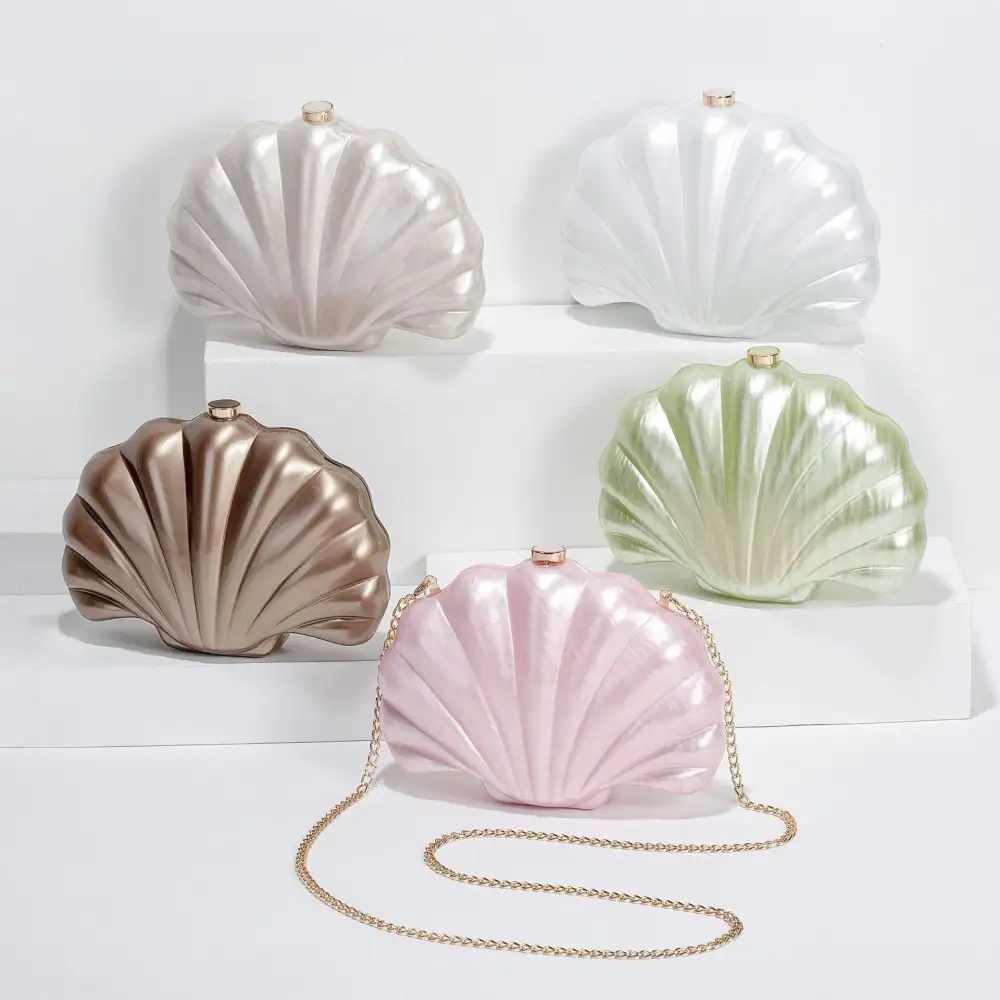 Curved Clutch Bag