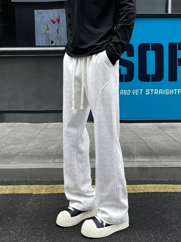 Refined Men's Plus Size Drawstring Loose Fit Pants