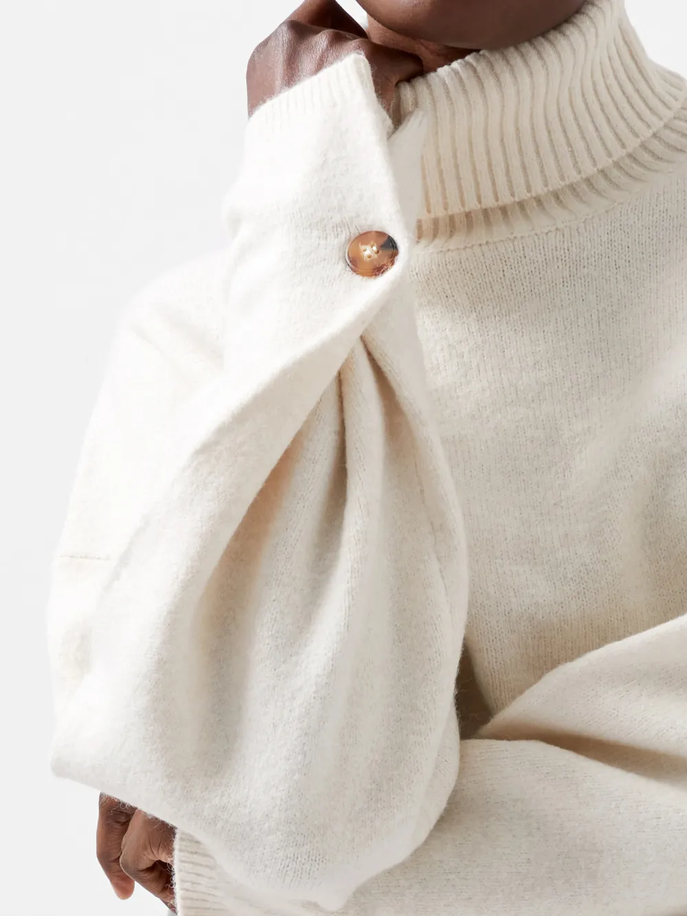 Fashionable Soft Turtleneck Loose Sweater