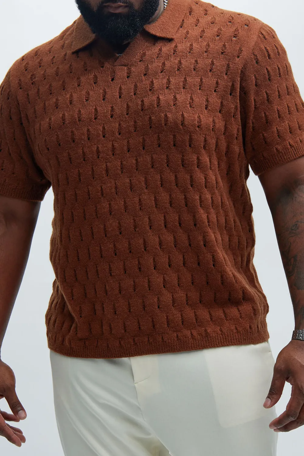 Hollow Textured Polo