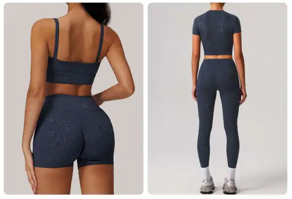 Long-Sleeve Yoga Activewear Active Set