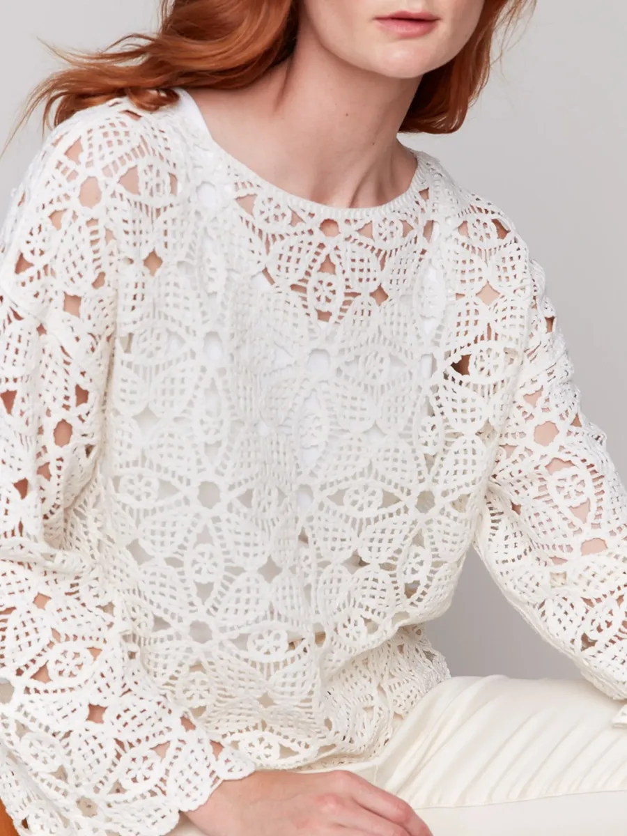 French Style Boat Neck Top for Women