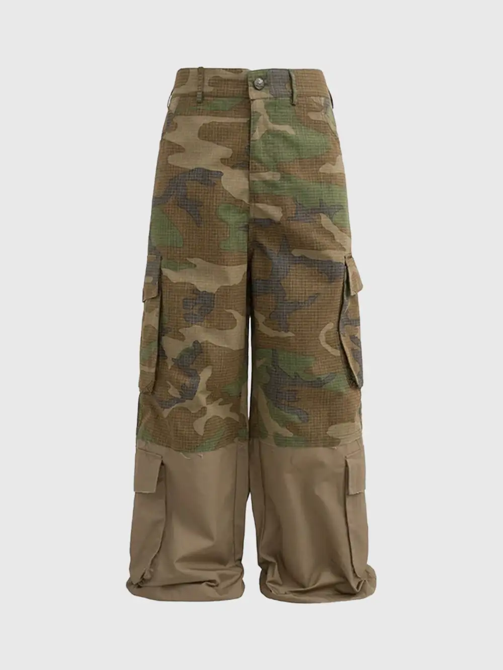 Street-Style Camouflage Cargo Pants