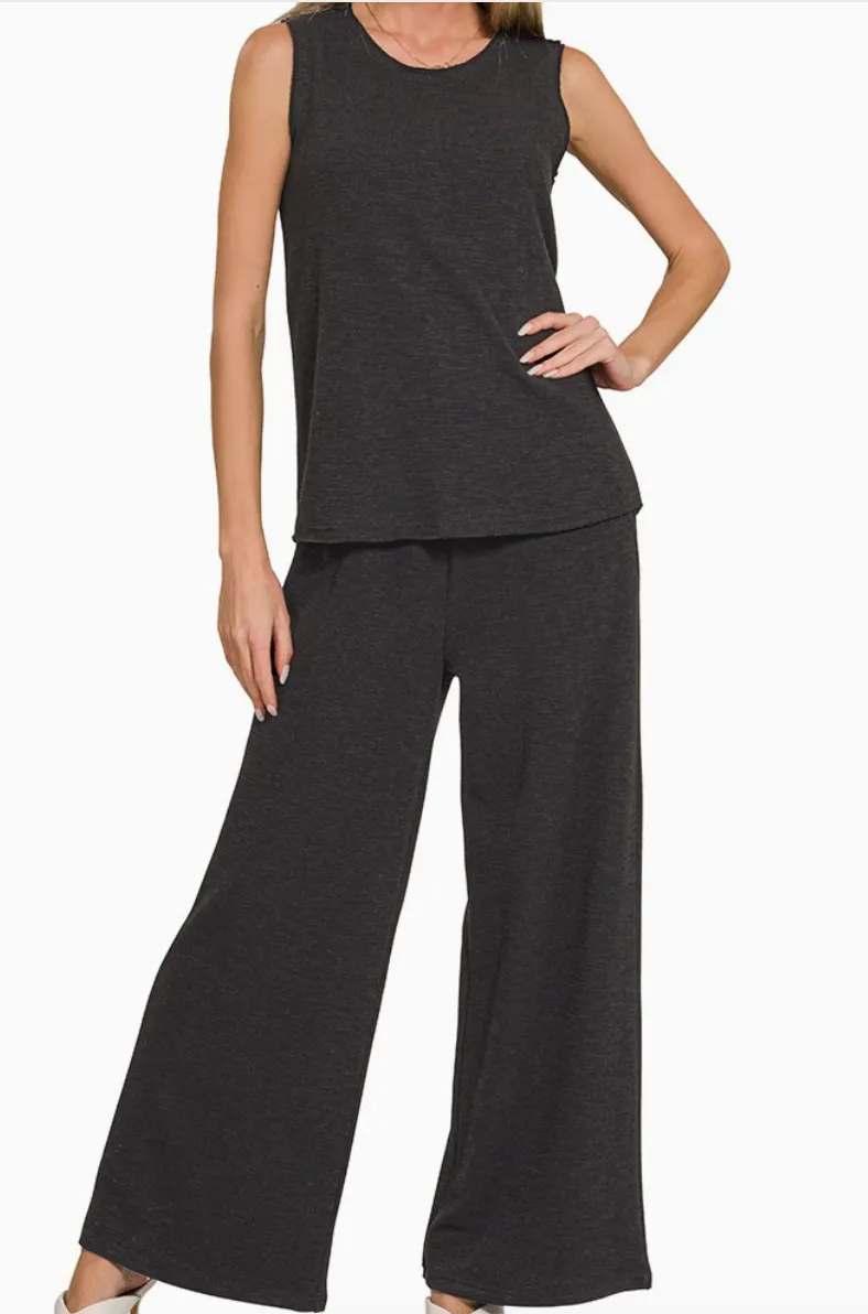 Fresh Sleeveless Lounge Set