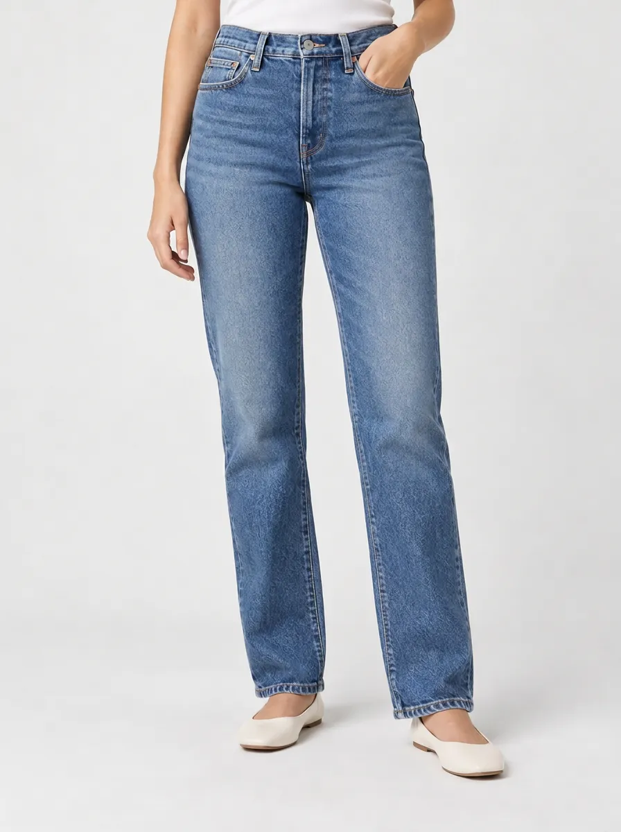 Relaxed Straight Leg Straight Leg Jeans