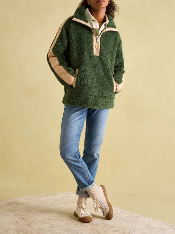 Green Quarter Zip Fleece