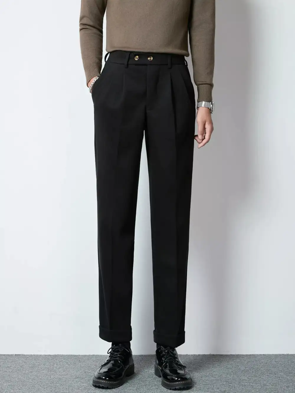 Men's Pleated Dress Pants