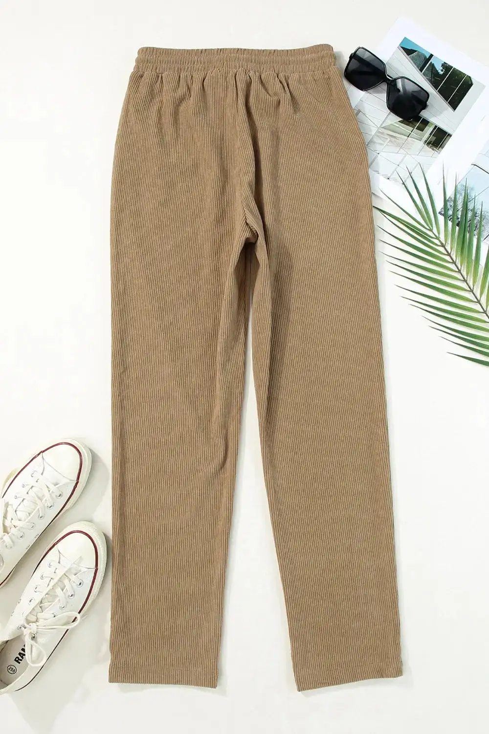 Straight Leg Drawstring Pants