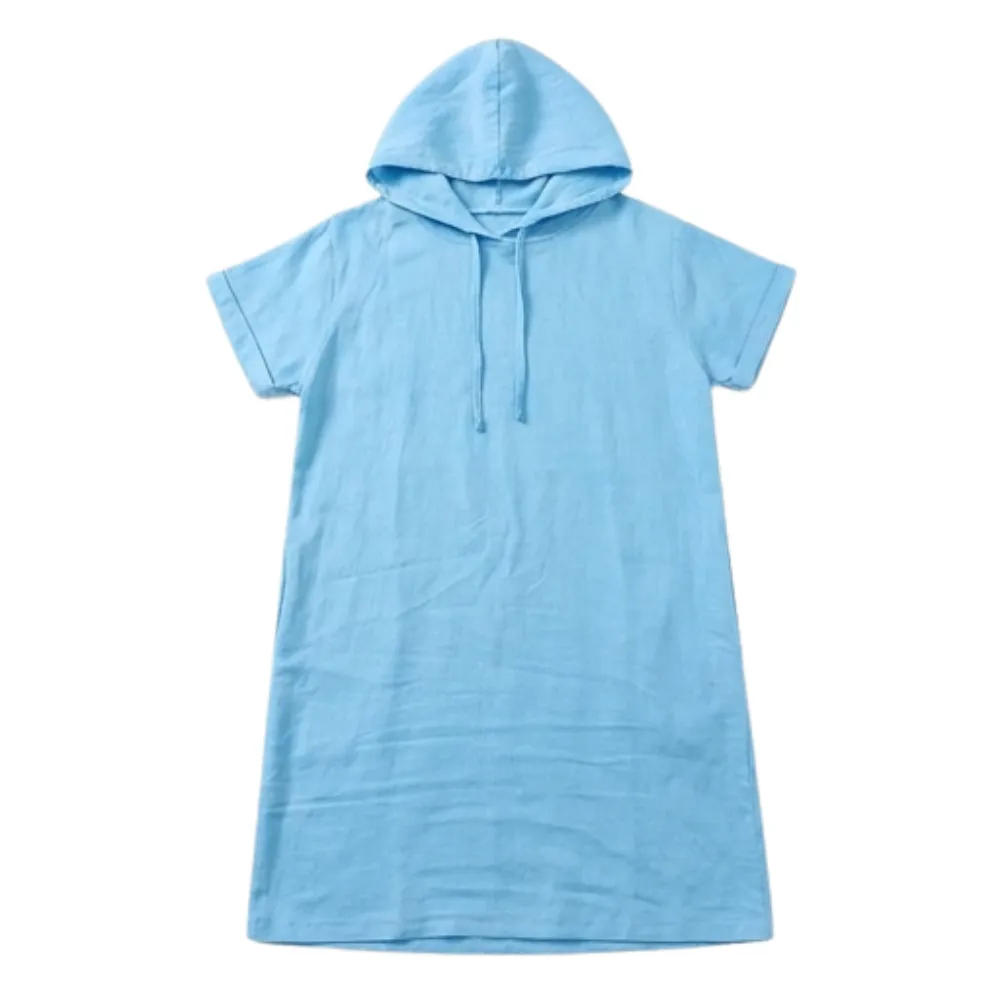 Airy Hoodie Midi Dress