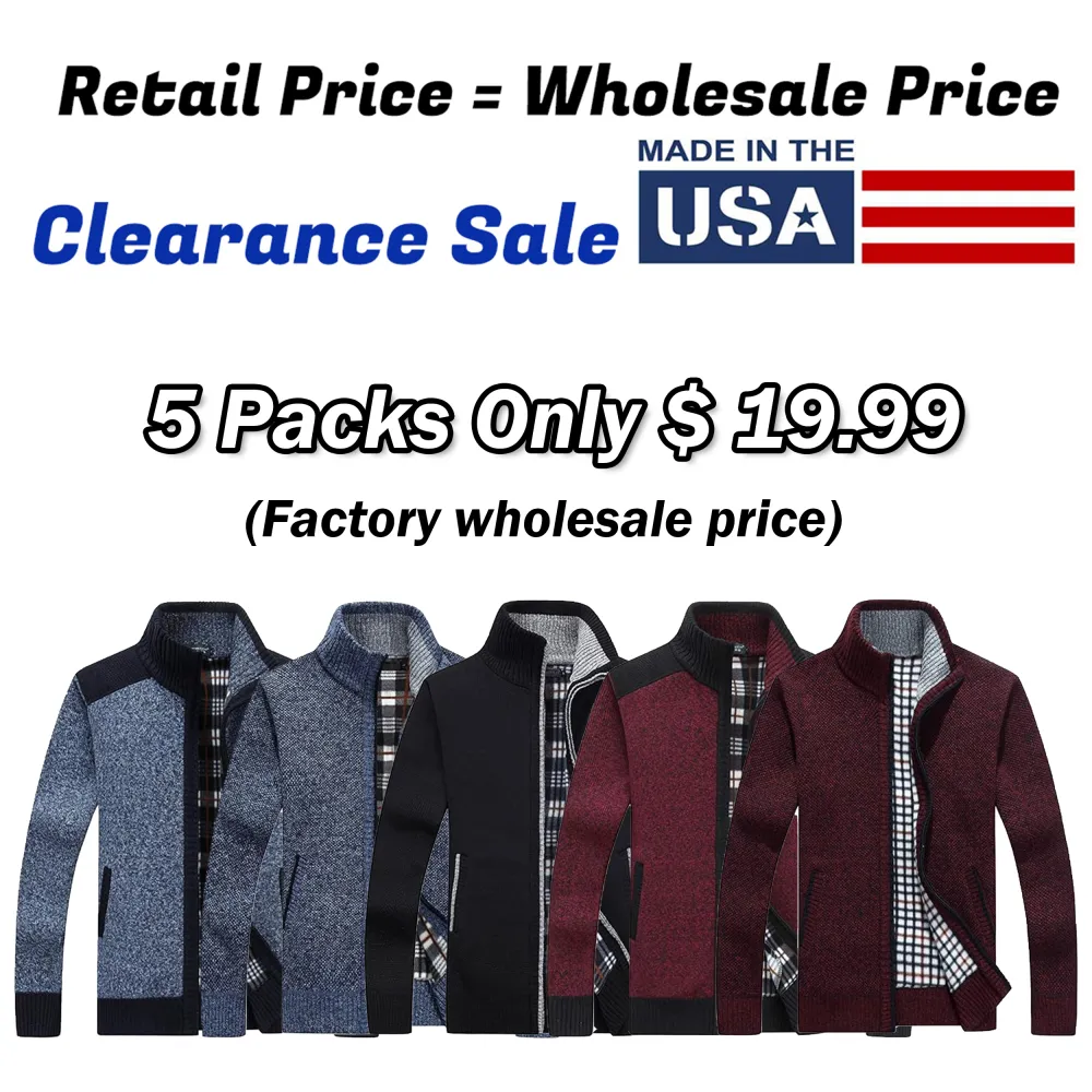 🧥 Men’s Reversible Full Zip Knitted Cardigan – Two Styles. One Smart Choice.