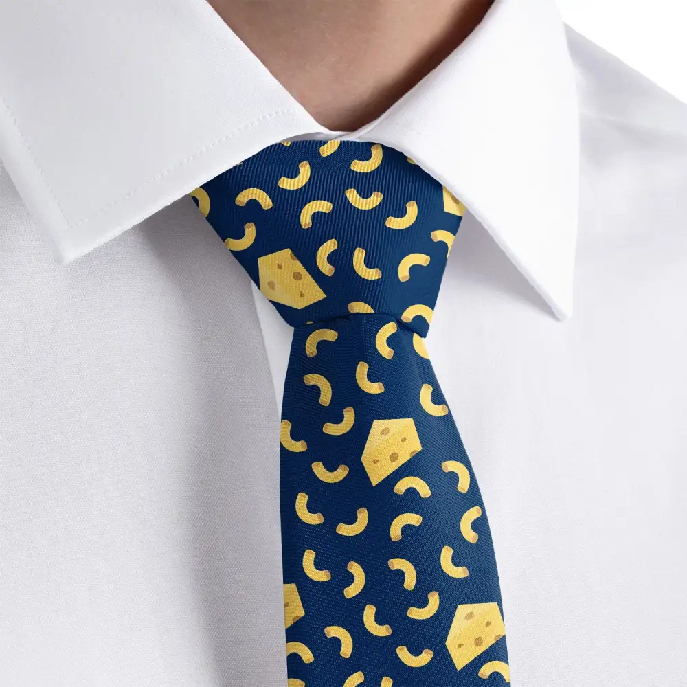 Cheese Food Pattern Necktie