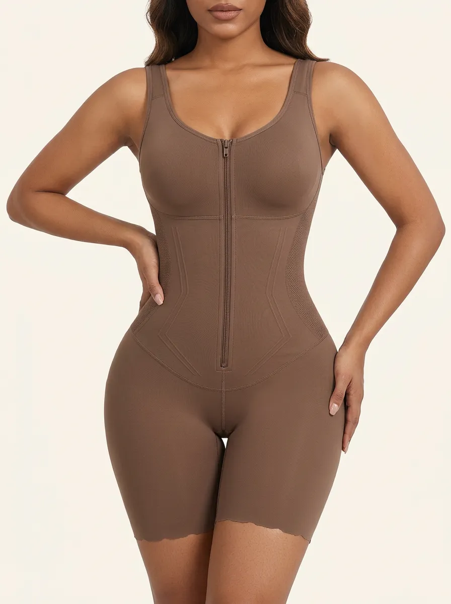 Modern Performance Women's Zip-Front Shaping Bodysuit