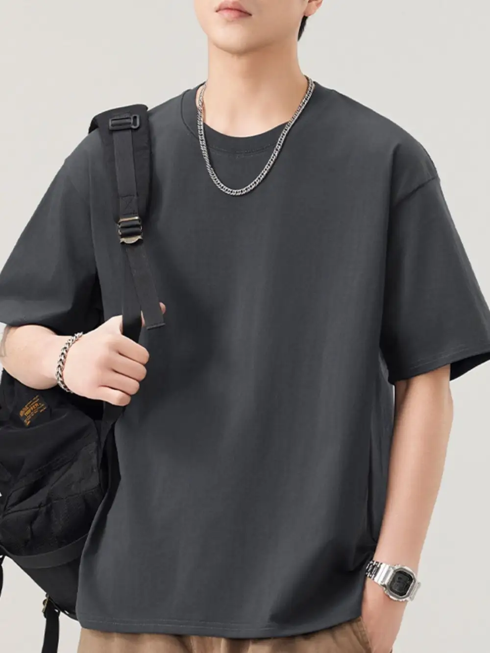 Polished Men's Casual Loose T-shirt