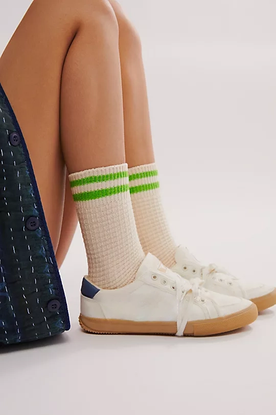 Cozy Stripe Socks red