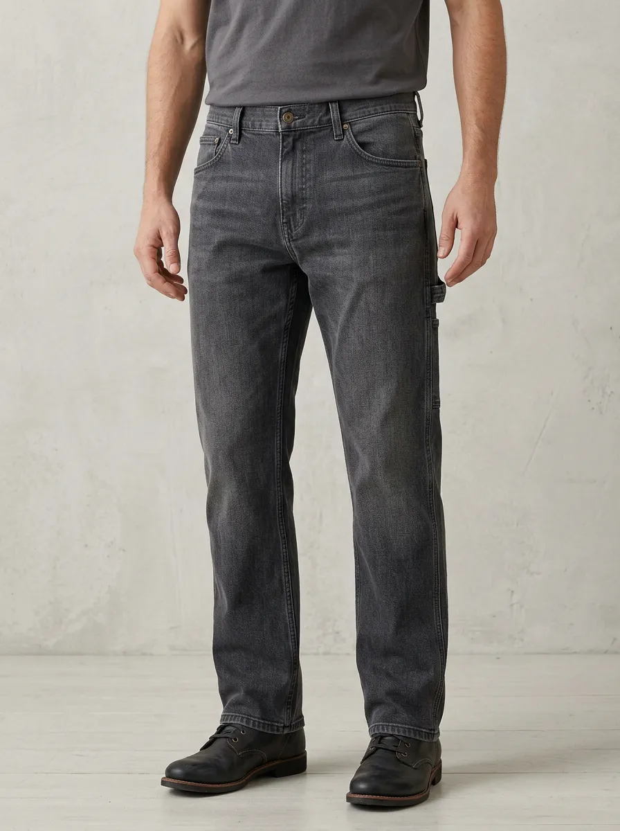 Washed Mid Jeans