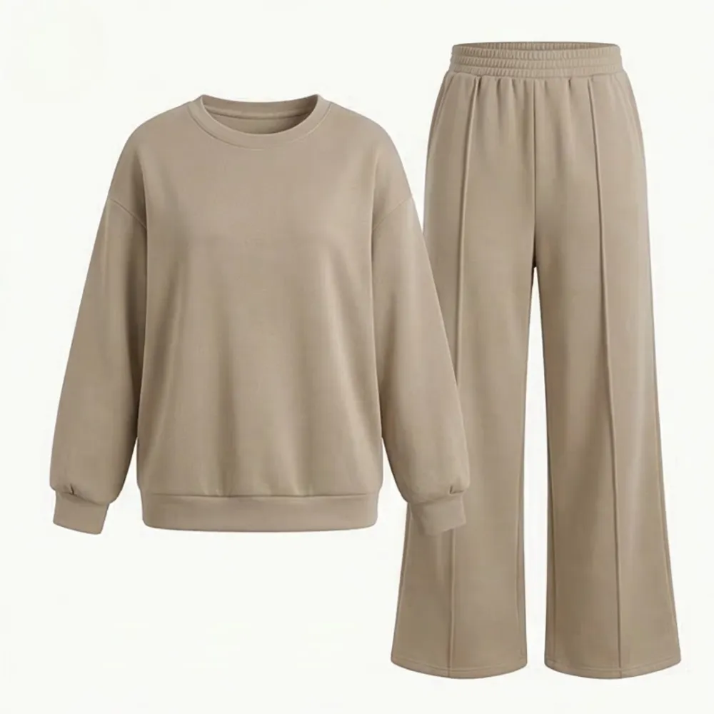 Soft Top Wide Leg Pants Set