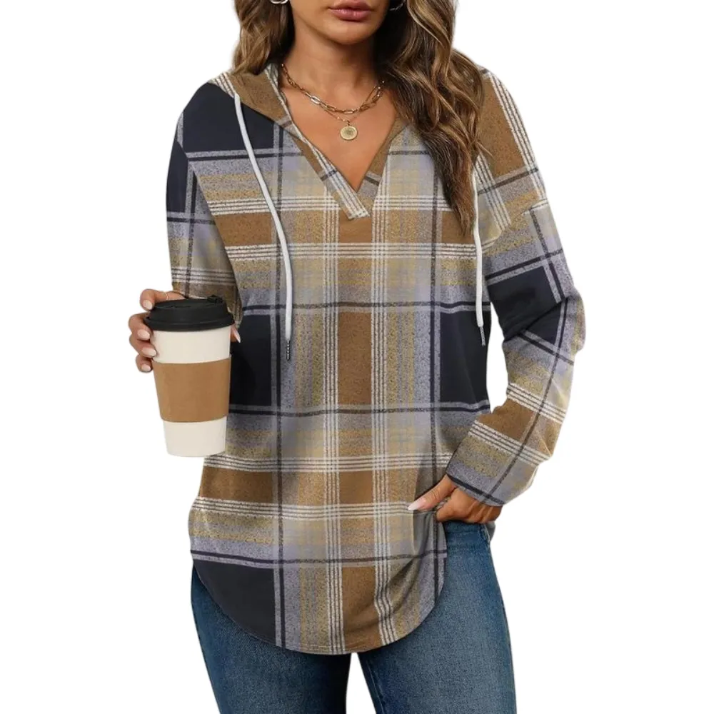 Women’s Oversized Long-Sleeve Pullover！