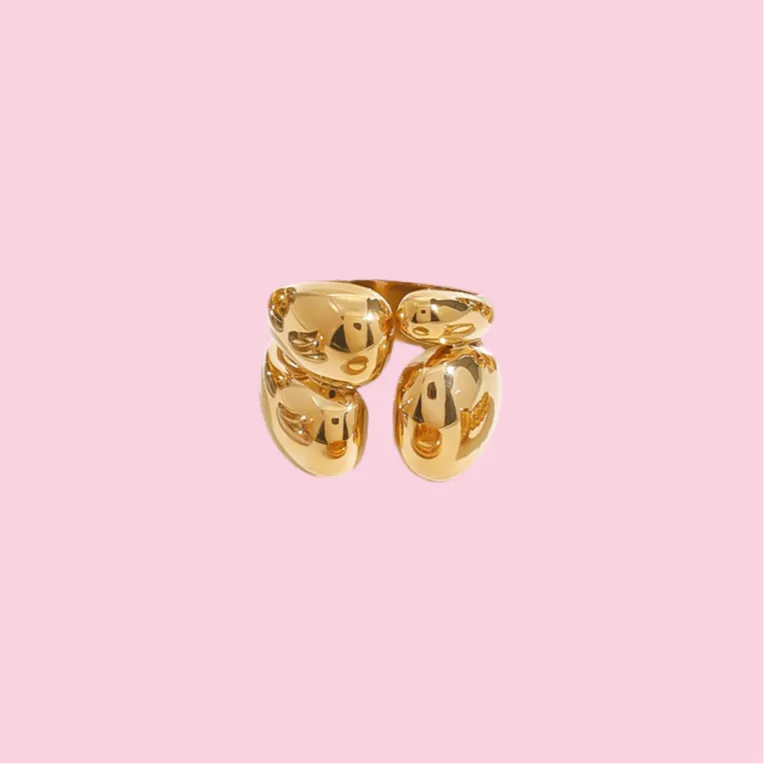 Sculpted Embrace Ring