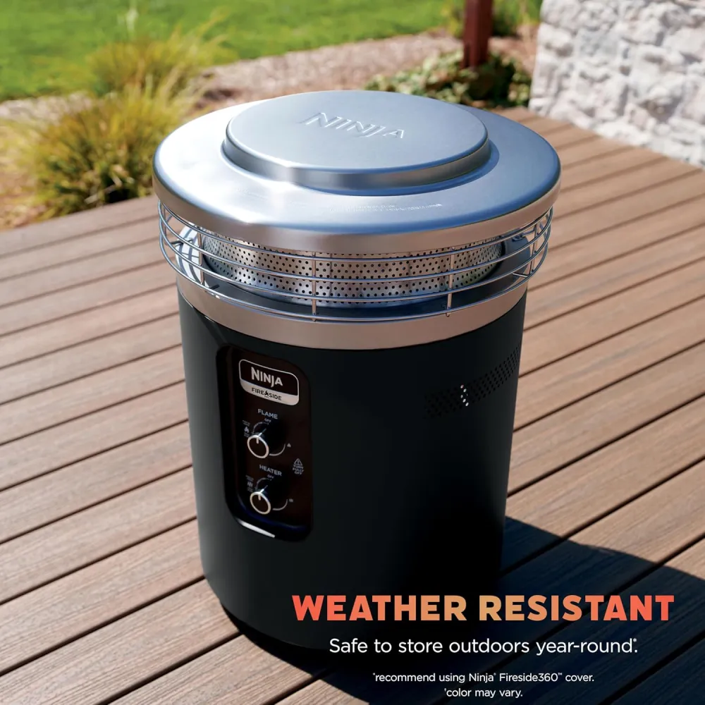 Ninja Fireside360™ Outdoor Heater & Fire Pit with 3 Modes – Flame, Heat, Flame & Heat