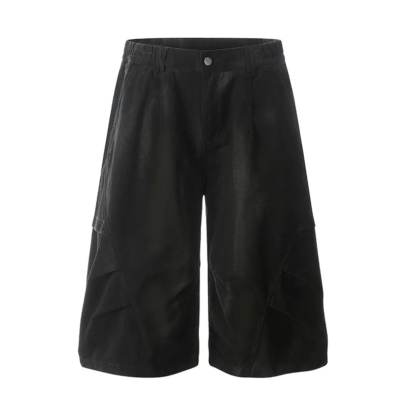Distressed Cargo Shorts